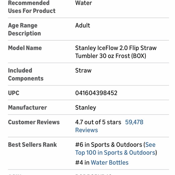 Stanley Classic White Tumbler - Picture 6 of 8